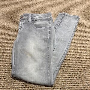 American Eagle Outfitters Light Gray Skinny Jeans